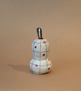 White & Blue Vase 5