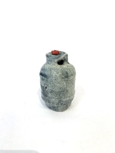 Small Gas Cylinder Gray