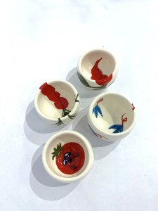 Multicolor Sake Cups Set (Set of 4)