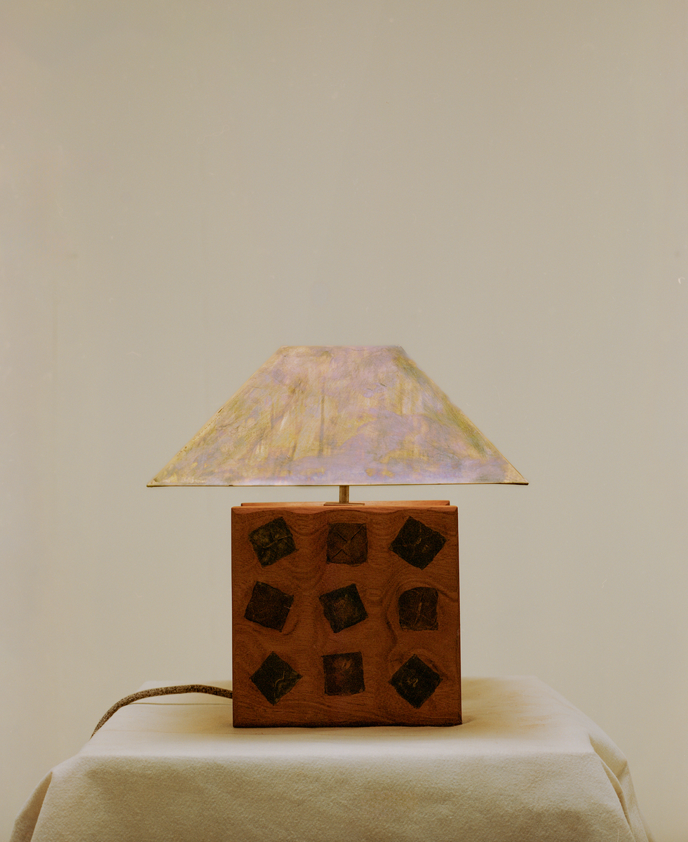 Desk Mahogany Lamp