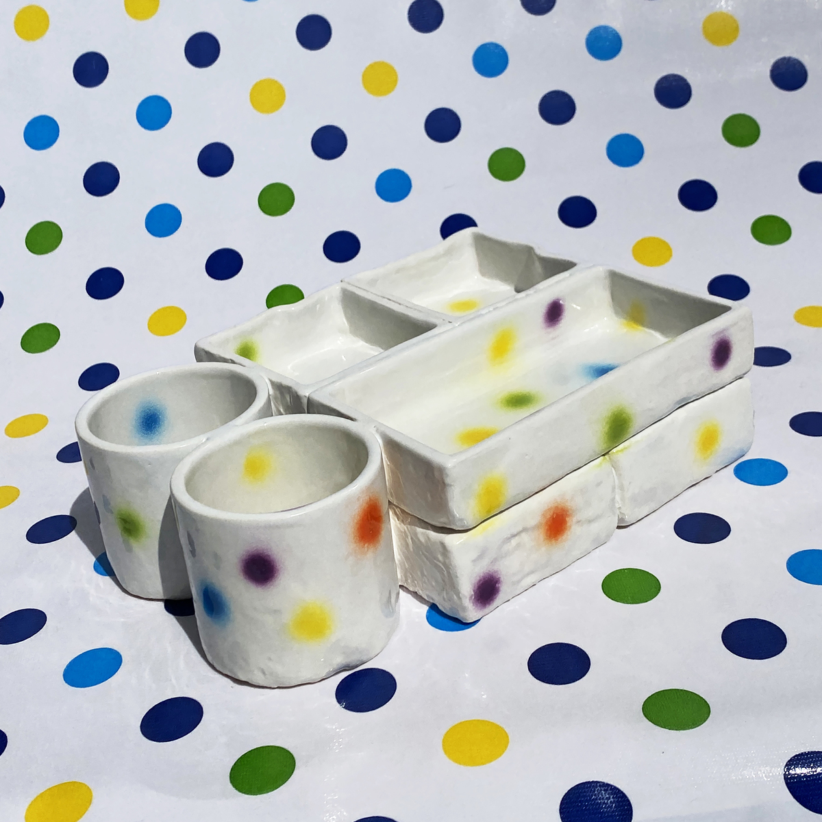 Dot Series Double Tray #02