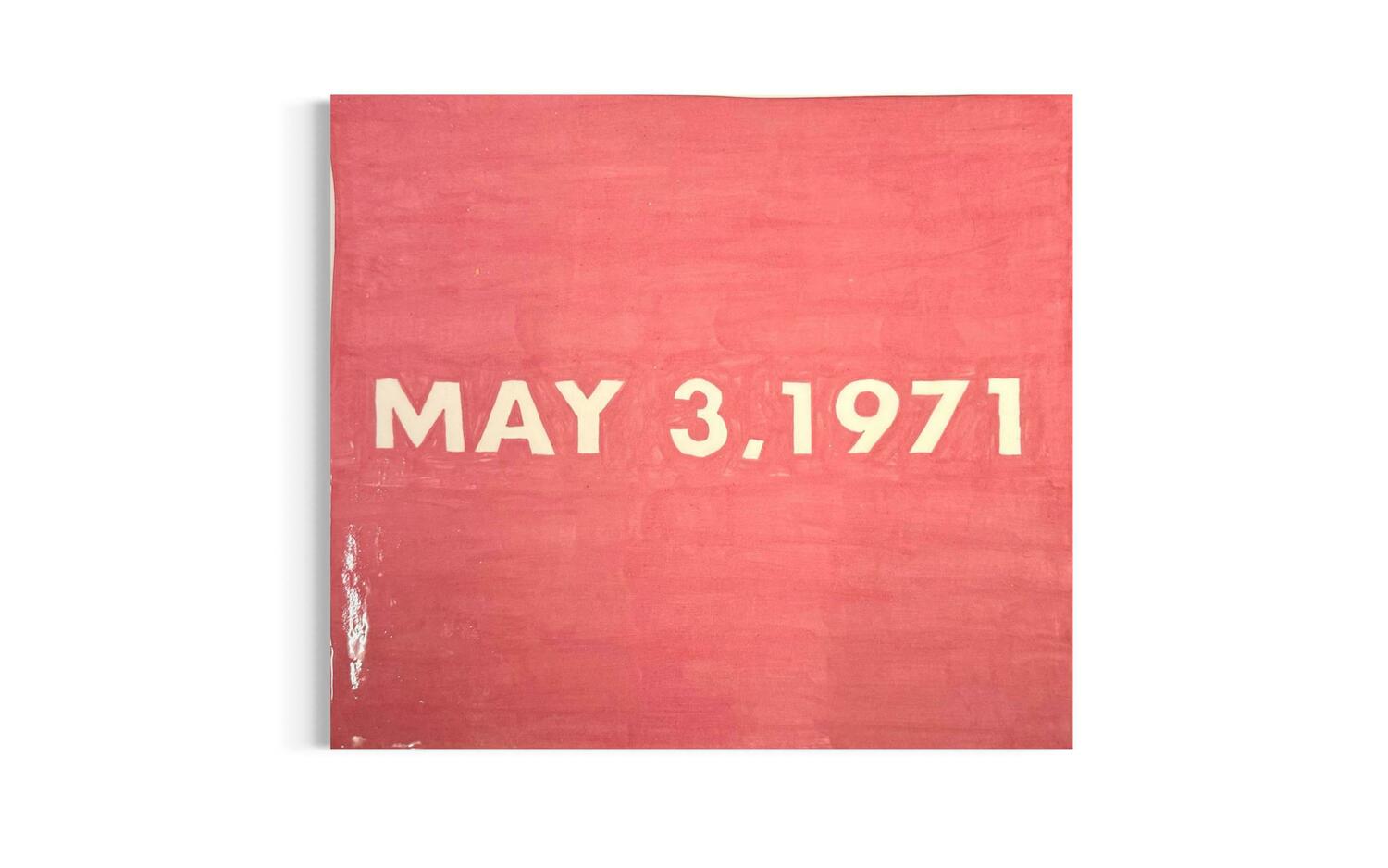 May 3, 1971 (after On Kawara)