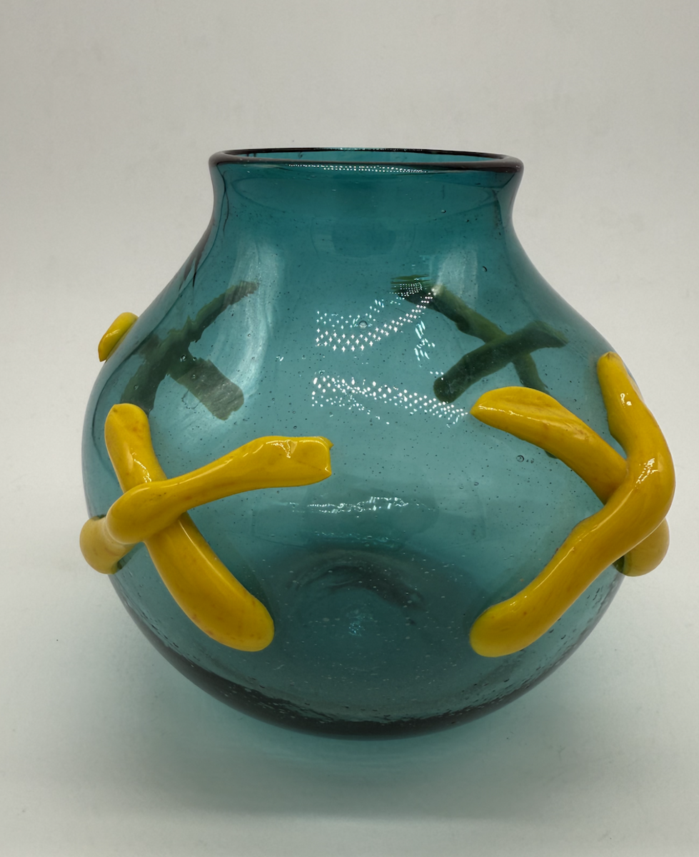 Blue Vase Yellow X’s