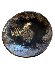 LARGE INCIZED TAZZA plate