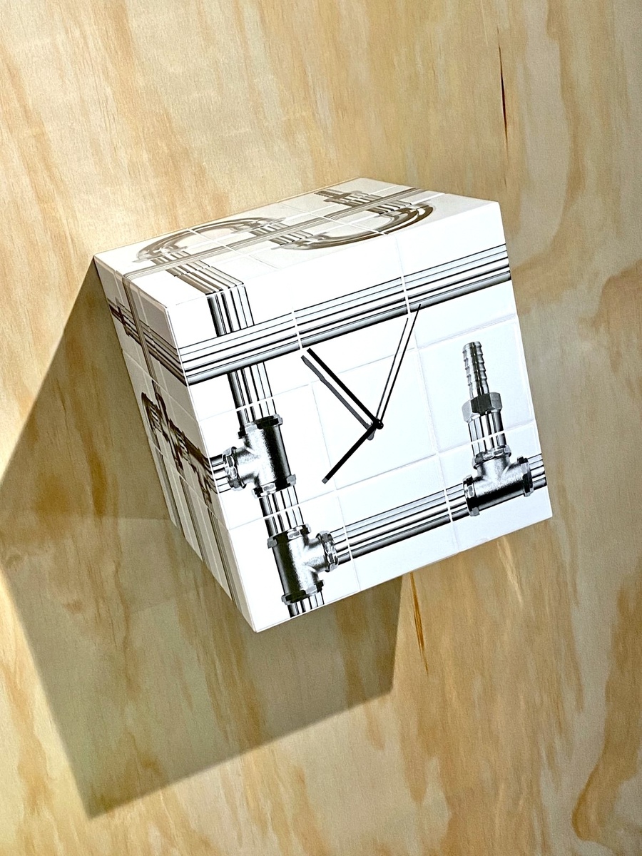 Hardware Medium Wall Clock