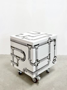 Hardware Side Table / Stool