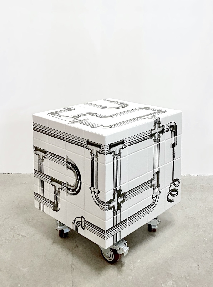 Hardware Side Table / Stool