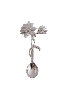 The Gossiping Lillies Spoon (White Bronze)